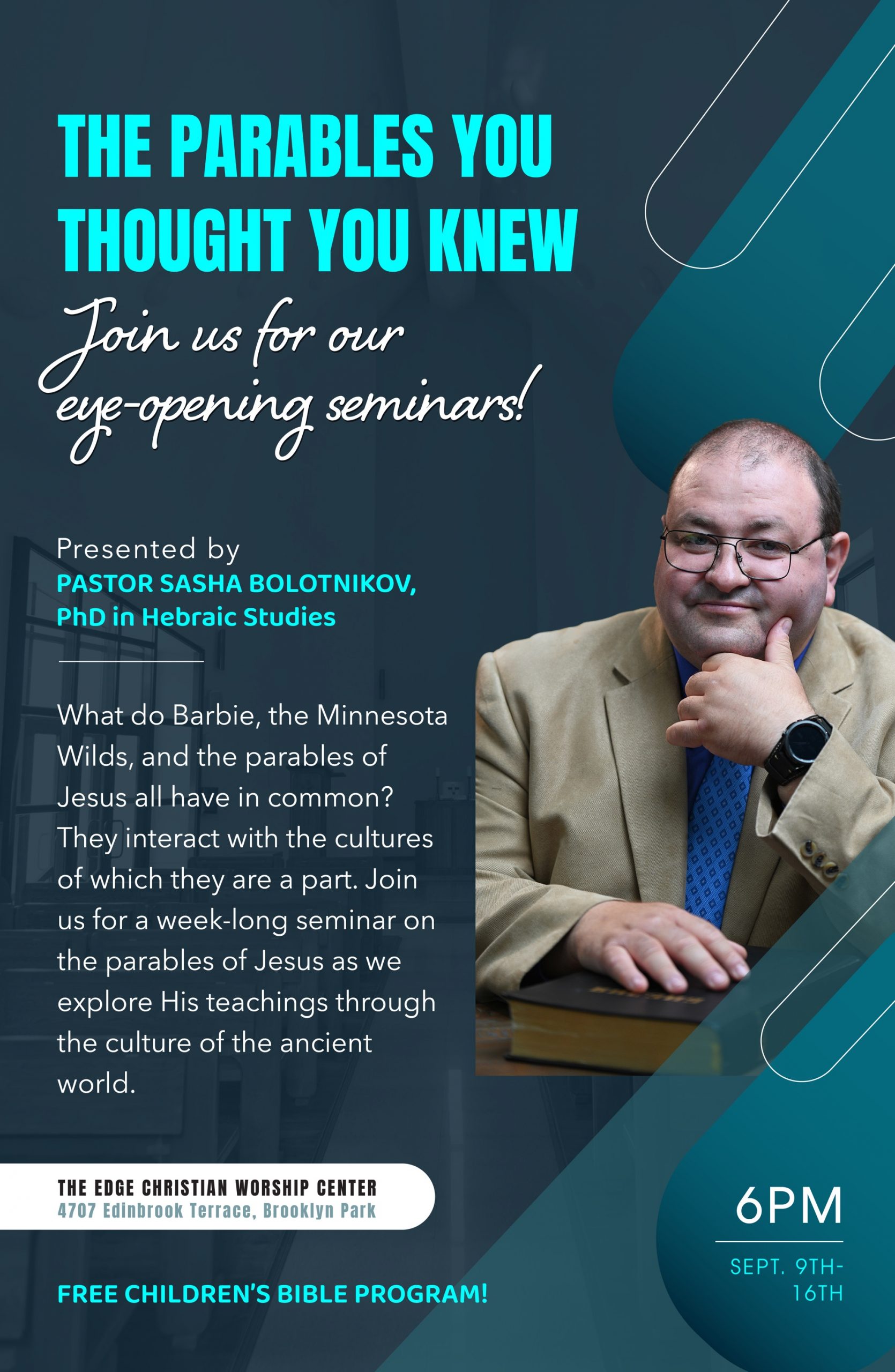 Seminar: “The Parables You Thought You Knew”